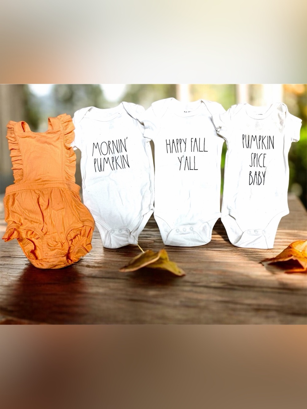 Baby girl fall romper and onesies set Rae Dunn/Cat &Jack